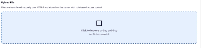 Send2Pro Upload Page